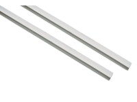 Gardinia Bočný profil EasyFix k roletám biely 210 x 2 x 1,5 cm