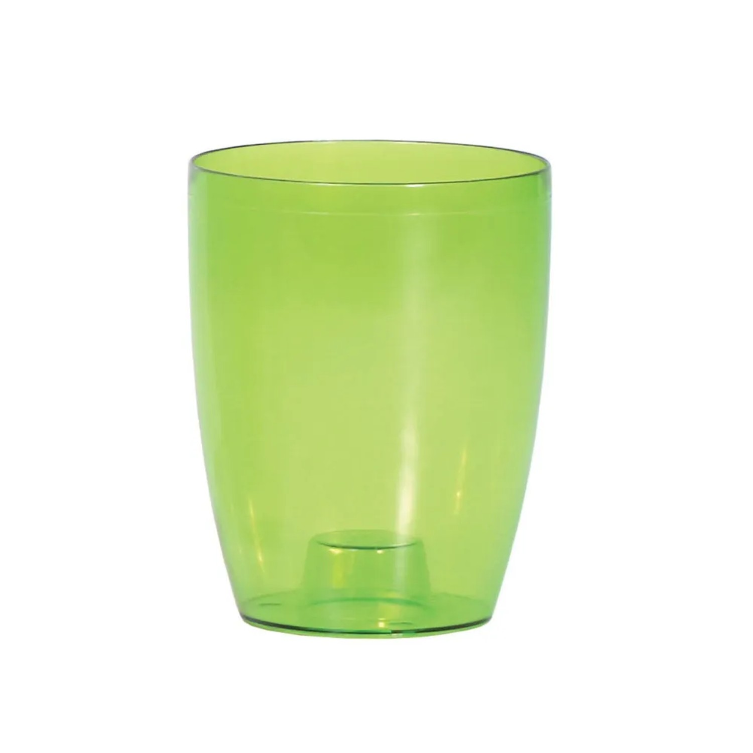 E-shop Prosperplast Kvetináč na orchideu COUBI ORCHID transparent. zelený pr. 13,2x16cm