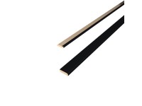 Egger Krycia lišta pre stenový panel DecoWall AL537 čierna 2,4 m