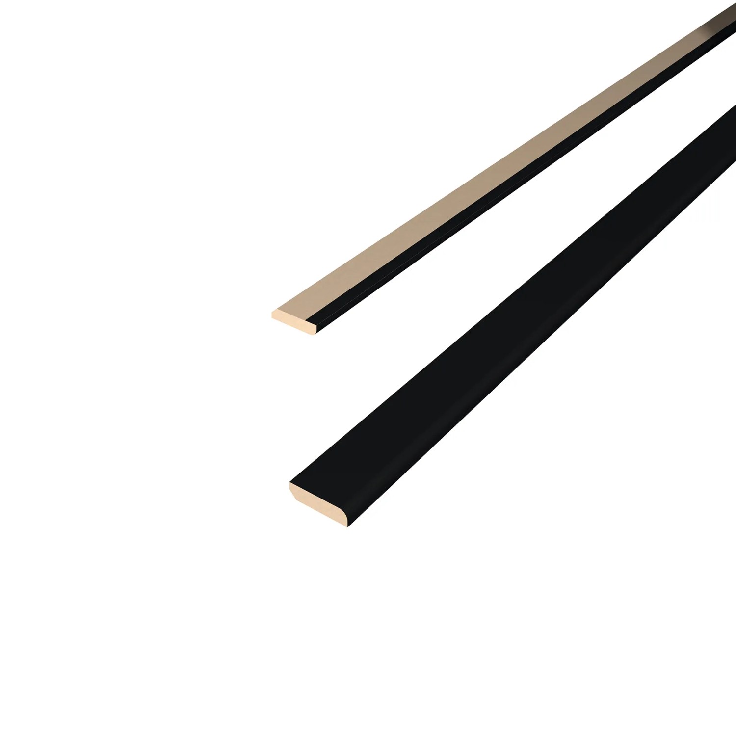 E-shop Egger Krycia lišta pre stenový panel DecoWall AL537 čierna 2,4 m