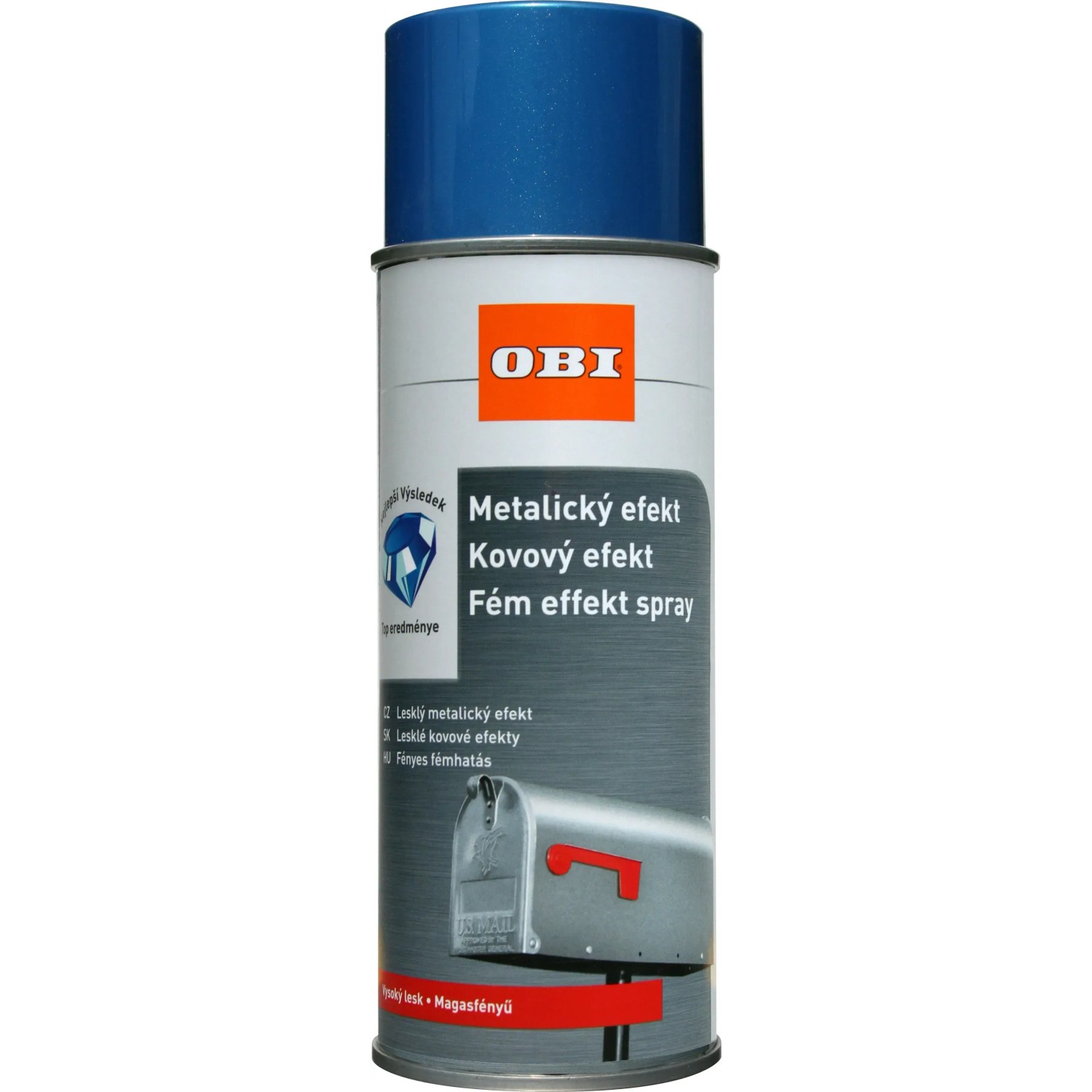 E-shop OBI Farba metalický efekt modrá 400 ml