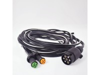 Agados Kábel plochý 7 pól, 3,87 m pre Handy 7 a 8