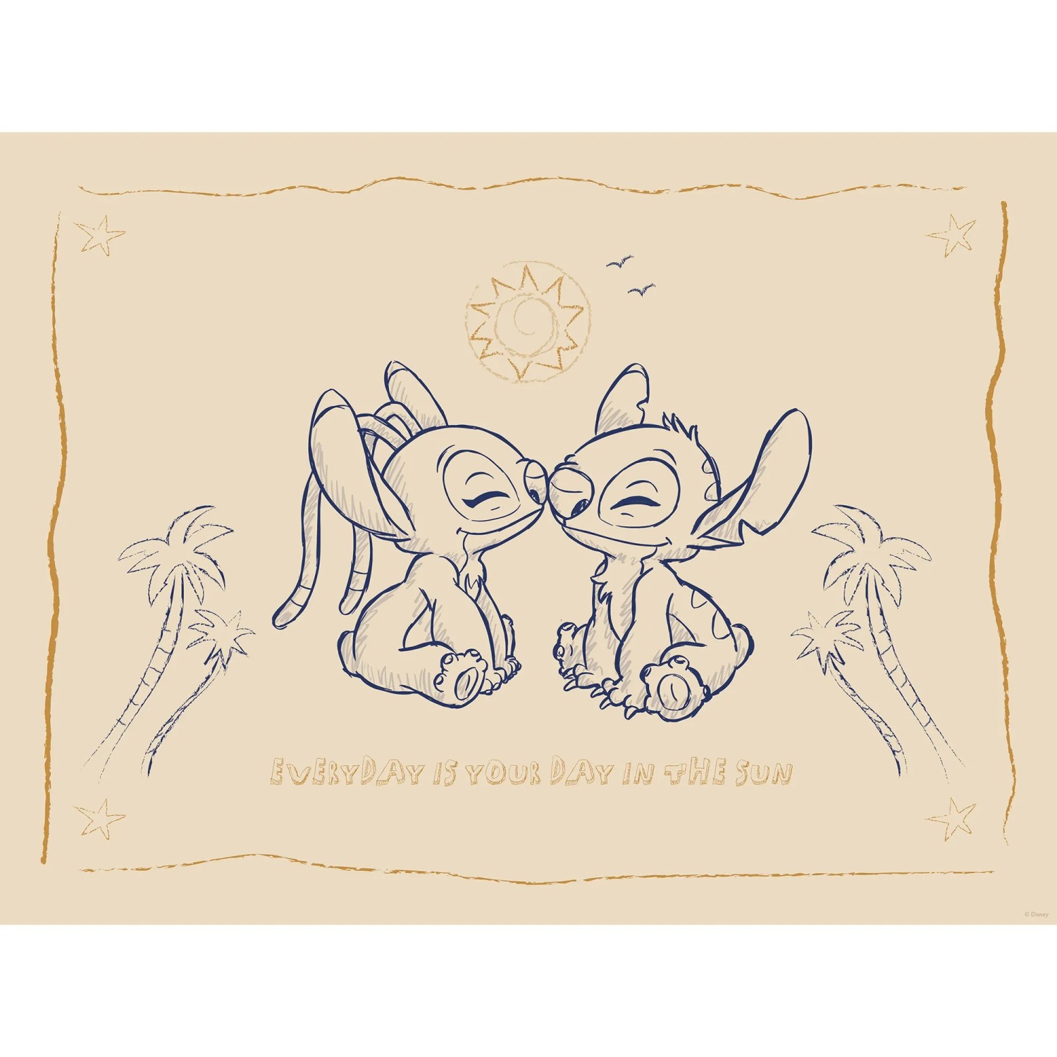 E-shop Komar Plagát Disney Lilo and Stitch Your Day in the Sun 40 x 30 cm