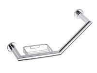 Bemeta Madlo OMEGA lomené s mydelničkou 45°, 440 x 220 x 130 mm Bemeta Madlo OMEGA lomené s mydelničkou 45°, 440 x 220 x 130 mm