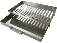 Buschbeck Rošt na oheň s popolníkom na murované grilovacie krby, 46 x 9 x 30 cm