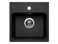 Pyramis Granitový drez Camea Mini 1B, black, 40 x 40 cm Pyramis Granitový drez Camea Mini 1B, black, 40 x 40 cm