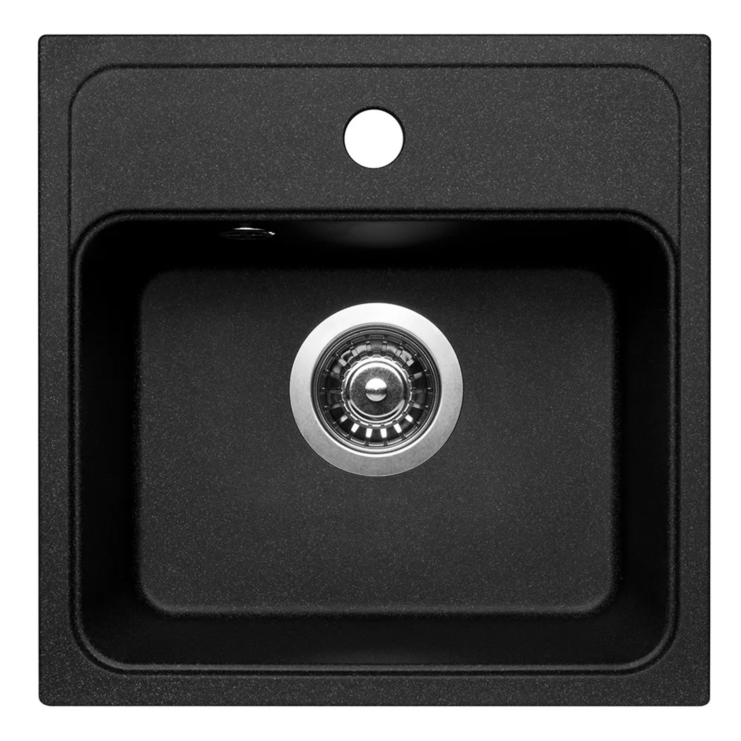E-shop Pyramis Granitový drez Camea Mini 1B, black, 40 x 40 cm