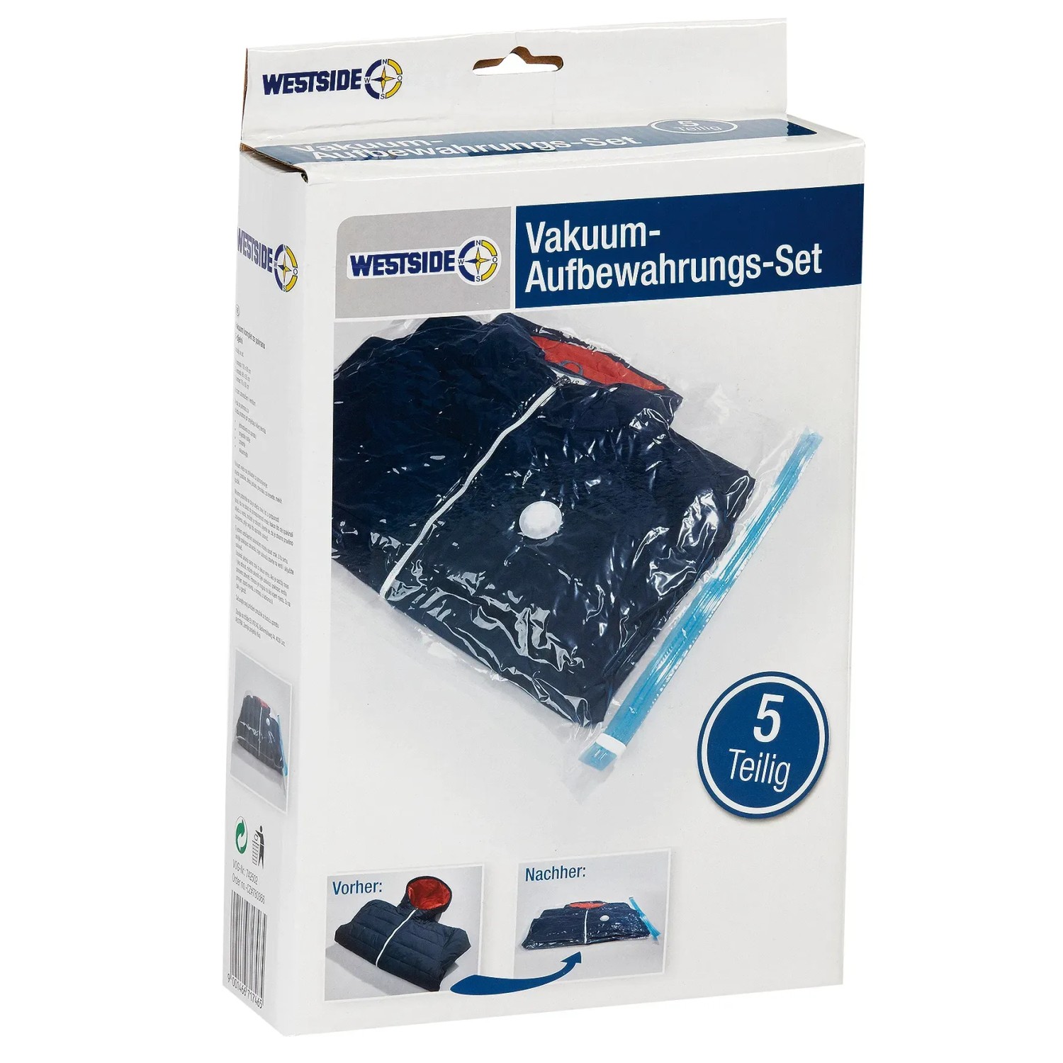 E-shop Westside 5dielna súprava vákuových vriec