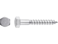 Skrutka do dreva so šesťhrannou hlavou SW8 oceľ A2 5 x 40 mm, 4 ks