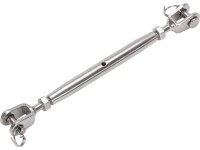 Lanový napínač s dlhým závitom nerezová oceľ, M5 x 80 mm
