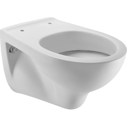 Závesné WC, vodorovný odpad, biela keramika, 49,5 x 35 x 34 cm