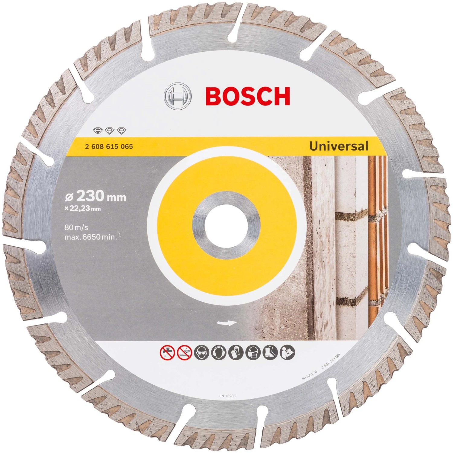 E-shop Bosch Diamantový rezný kotúč 230 mm x 22/23 mm štandardný pre Universal