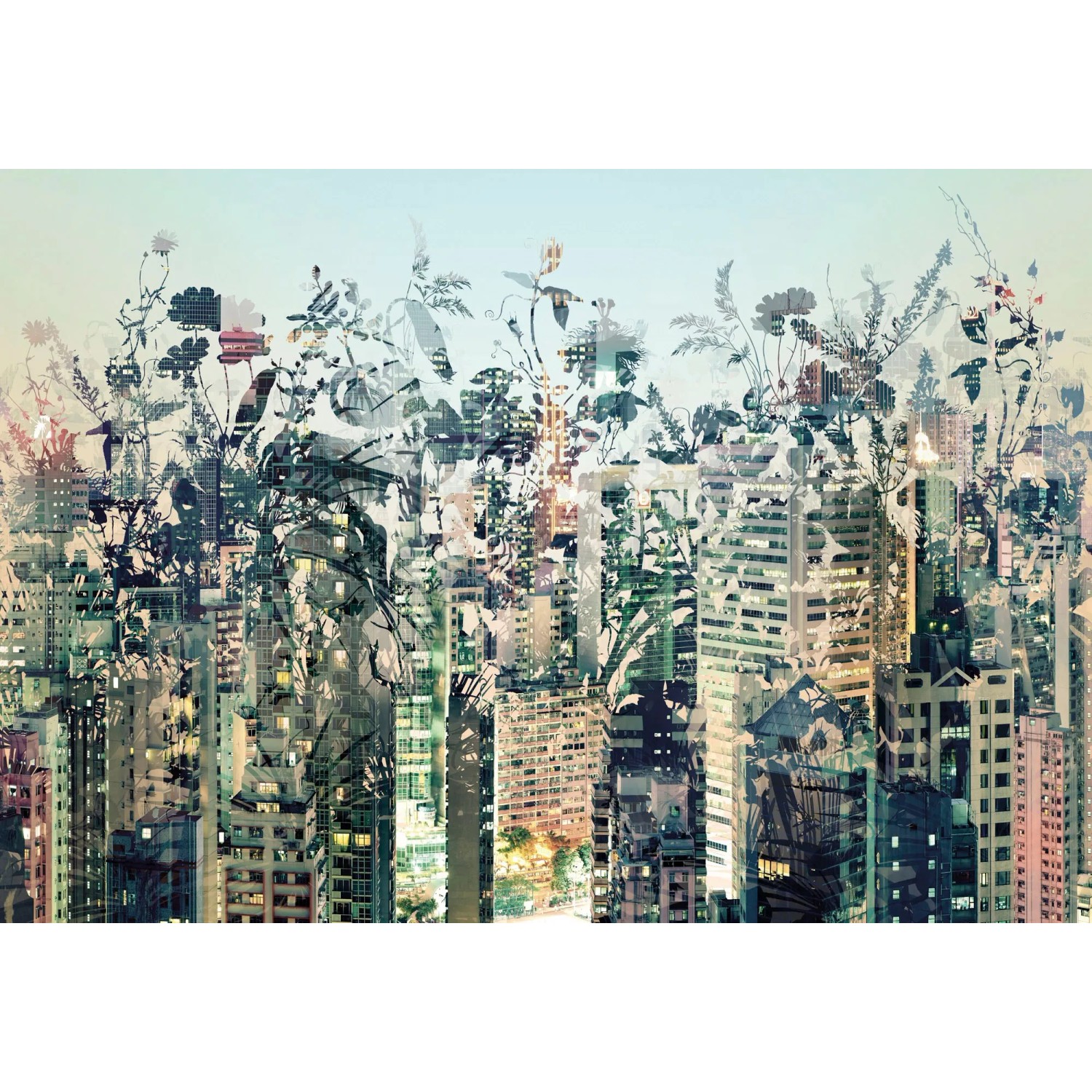 E-shop Komar Papierová fototapeta Urban Jungle, 368 x 254 cm