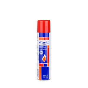 Atomic Univerzálna náplň do zapaľovačov, 300ml, červená/modrá. Na dopĺňanie zapaľovačov a grilov.