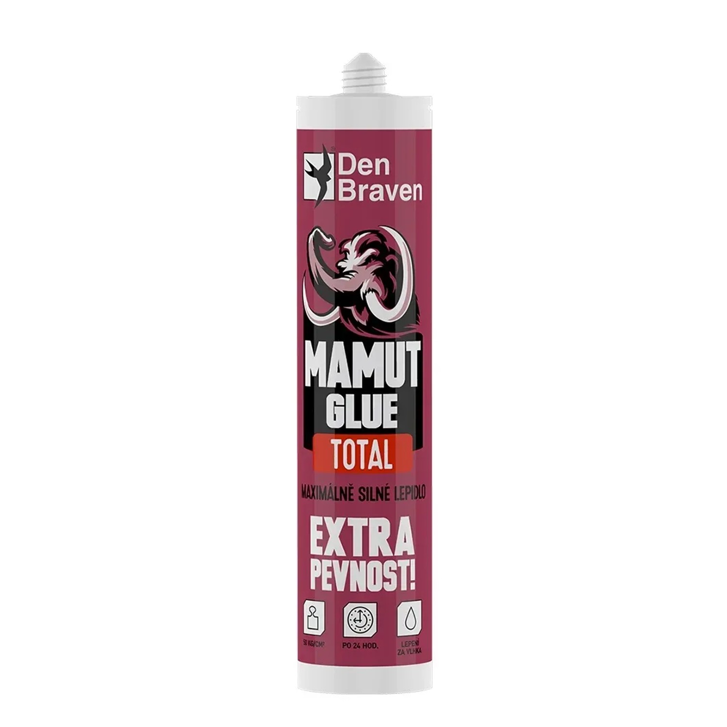 E-shop Den Braven Lepidlo MAMUT GLUE Total 290 ml, biele
