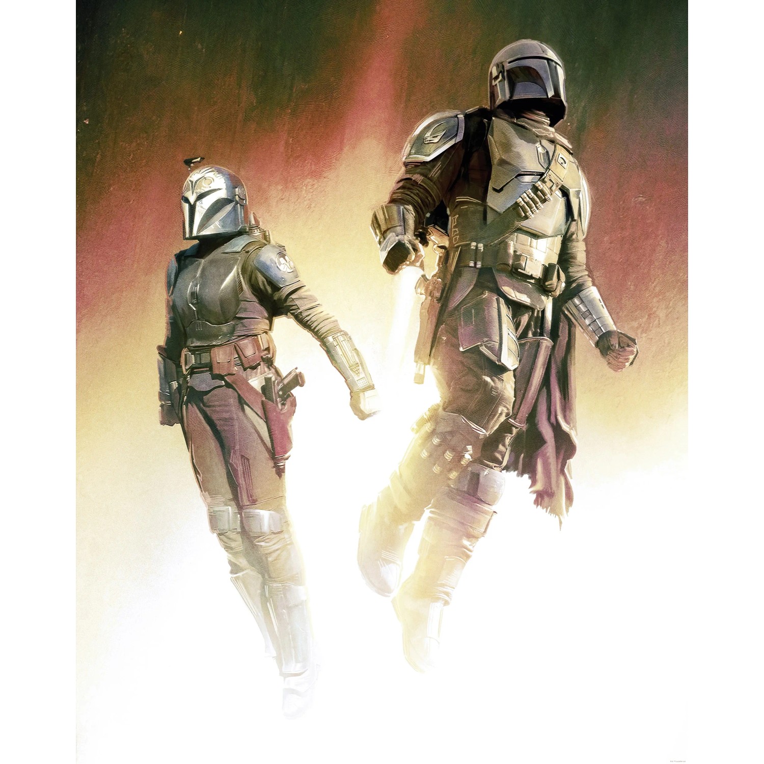 E-shop Komar Vliesová fototapeta Star Wars Mandalorian Flight 200 x 250 cm
