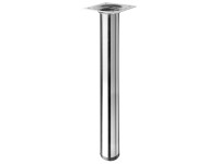 Hettich Nábytková noha guľatá, nerez, pr. 30 mm x 250 mm