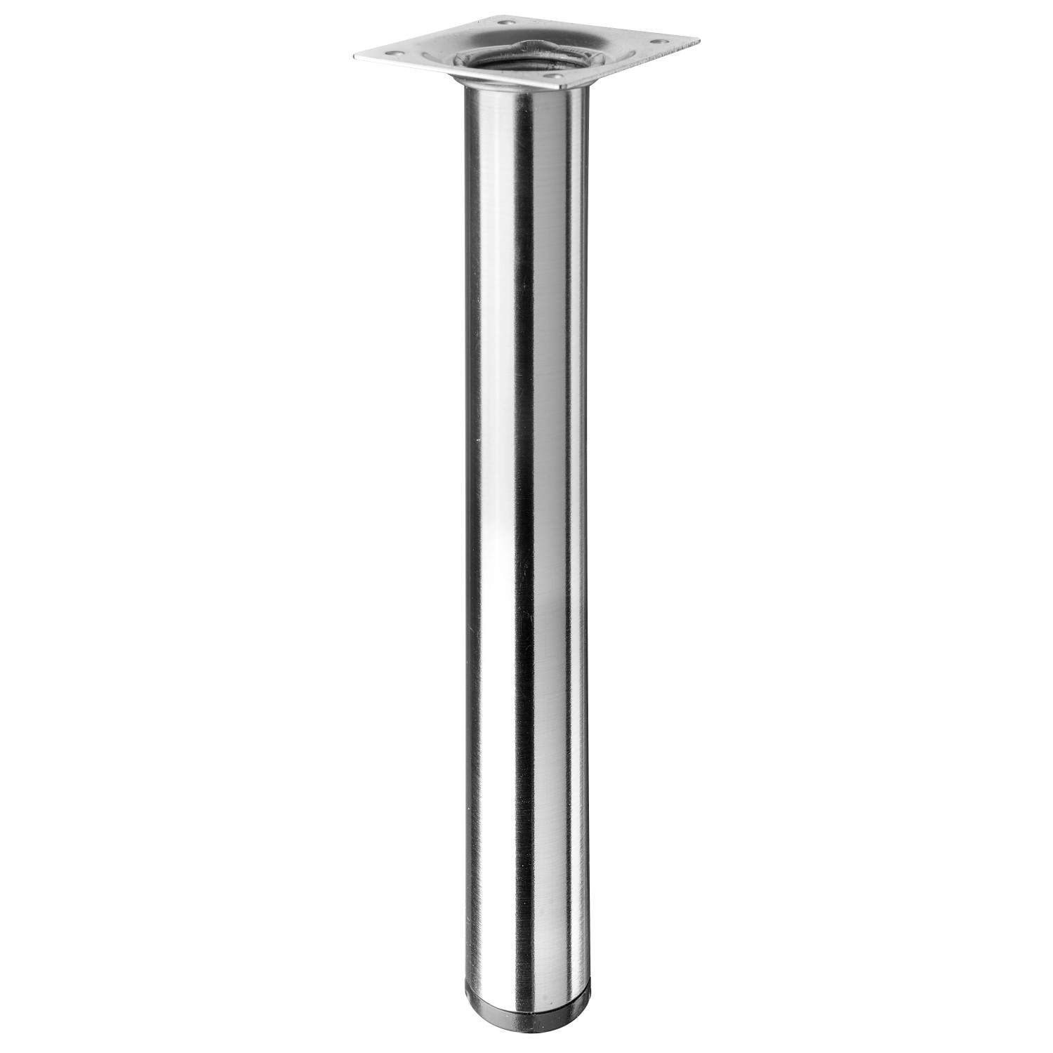 E-shop Hettich Nábytková noha guľatá, nerez, pr. 30 mm x 250 mm