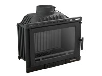 Nordflam Krbová vložka liatinová ETNA s klapkou 13 kw čierna 660 x 620 x 350 mm