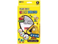 Anděl Přerov Súprava 6 farieb na sklo 10,5 ml + 6 sklíčok Stavebné stroje