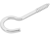 LUX-TOOLS Hák na šnúru na bielizeň pozinkovaný pr. 5,2 mm x 80 mm, 2 ks