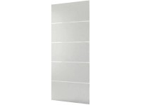 Doorlegro Sklenené posuvné dvere, ESG satinované 4 pruhy, 205 x 90 cm