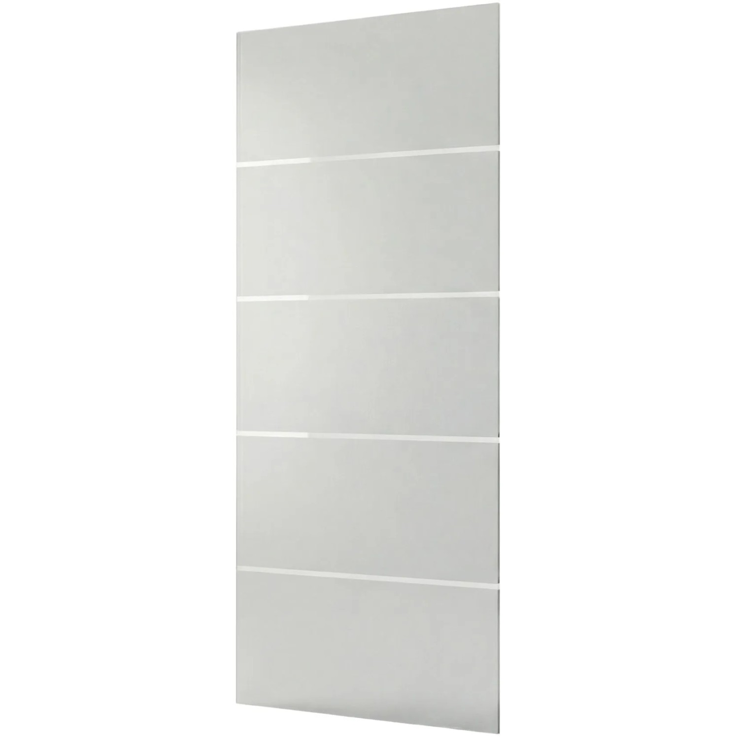 E-shop Doorlegro Sklenené posuvné dvere, ESG satinované 4 pruhy, 205 x 90 cm