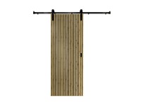RADEX Posuvné dvere Lamette vr. systému REA a madlá, dub, 95 x 210 cm