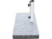 OBI Stojan na slnečník Granada granit.sivý pre tyče pr.32-38mm,max. pr. 2m 20kg