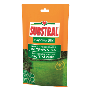 Substral trávnikové hnojivo pre hustý, zelený trávnik. Regenerácia a starostlivosť o váš trávnik.