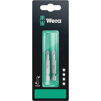 Wera Súprava krížových bitov 851/4 TZ PH2 x 50 mm, 2 ks