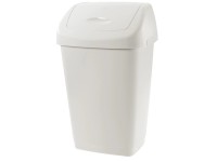 Tontarelli Odpadkový kôš AURORA Swing Bin biela, 40 x 32 x 65 cm, 50 l