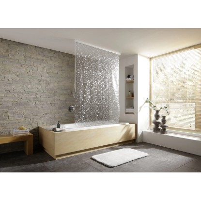 Kleine Wolke Roleta pre prázdnu kazetu sprchovej rolety, perleť, 128 x 240 cm