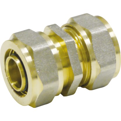 PIPETEC Závitová spojka SFK1616 medená, 16x2 - 16x2