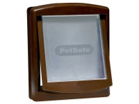 PetSafe Plastové kývne dvierka pre psa Staywell, hnedá, 23,6 x 19,8 cm