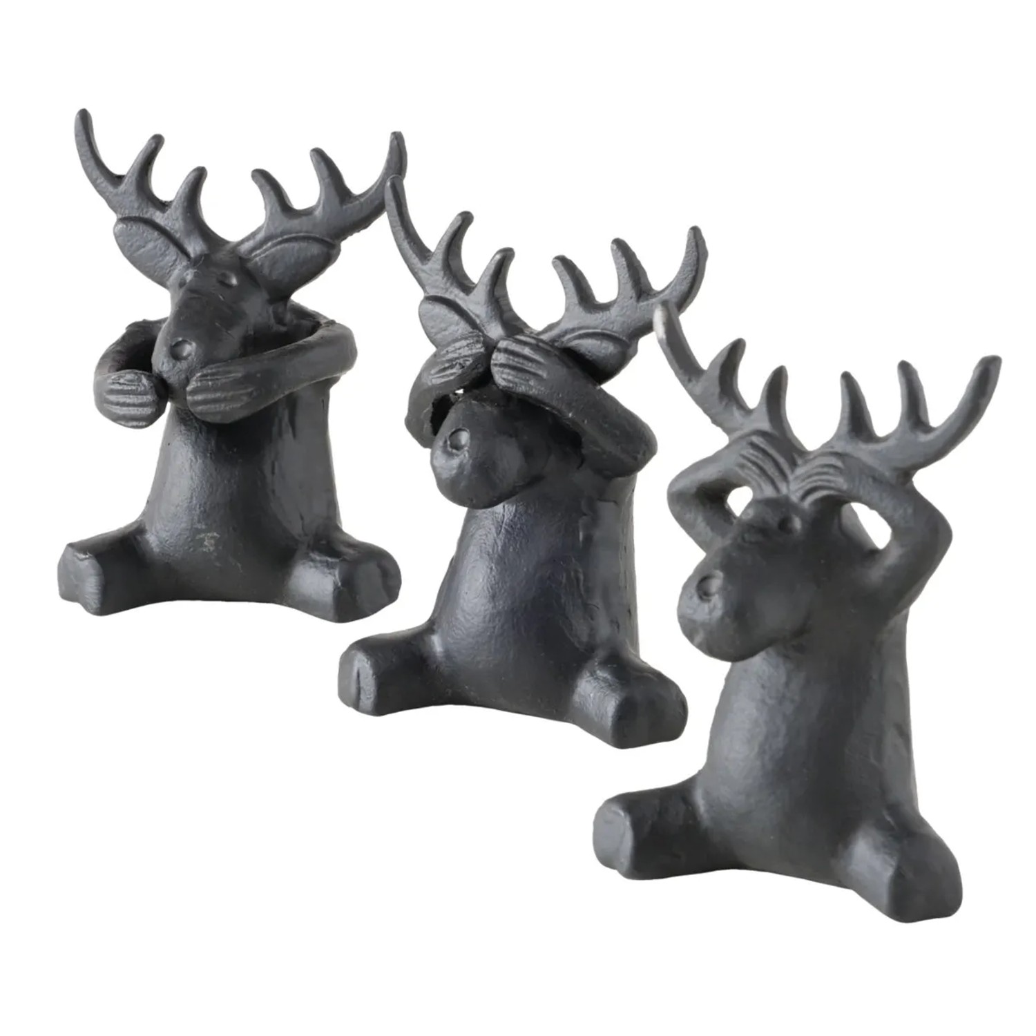 E-shop Boltze Stojacia dekorácia jeleň Elcho rôzne druhy 13 x 4 x 10 cm, 1 ks