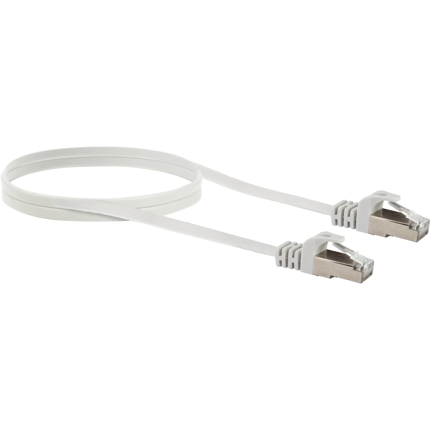 E-shop Schwaiger Sieťový plochý kábel CAT 6 U/FTP konektor RJ45 1,5 m