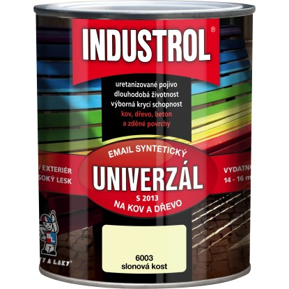 INDUSTROL Email na kov a drevo S2013 UNIVERZÁL 6003 slonová kosť 750 ml