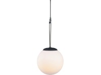 Solárne závesné svietidlo Sersale biele - sivé