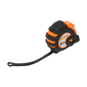 OBI zvinovací meter, 5 m, s aretačným tlačidlom. Vreckový zvinovací meter v oranžovej a čiernej farbe.