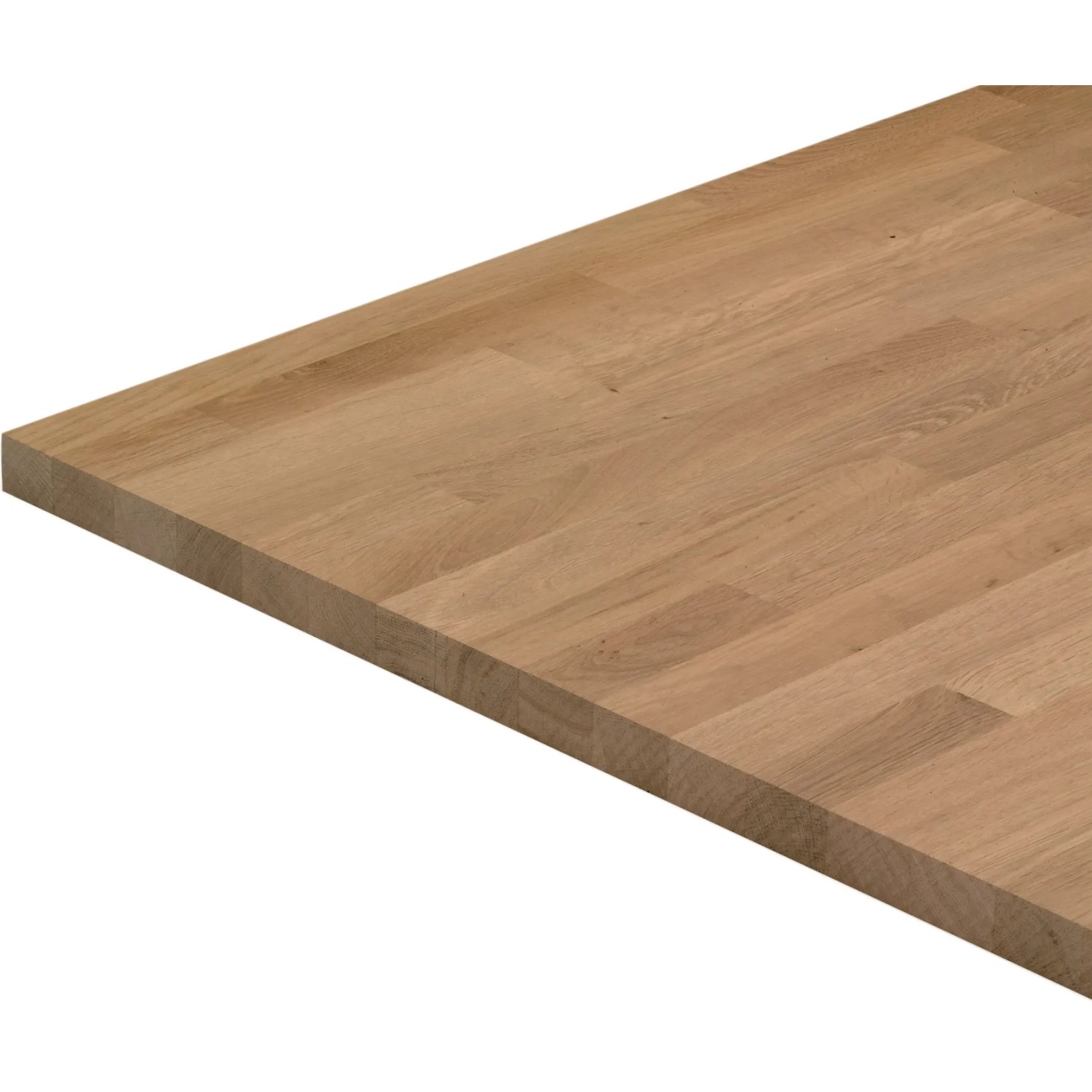 E-shop Rettenmeier Pracovná doska Standard, skos. hrany, dub, 240 x 63,5 x 2,7 cm