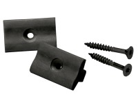 Rettenmeier Montáž.klip Artwood 7 mm, plast/čierny, 30 ks, 25 x 40 mm