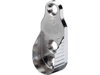 Nosník na tyč do šatníka oválny tlakový odliatok poniklovaný, 2 ks