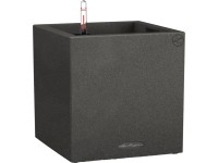 Lechuza Kvetináč Canto Stone Low 30 čierny, 300 x 300 x 560 mm