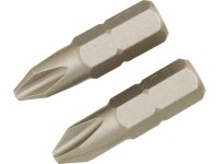LUX-TOOLS Štandardný bit PH2 Classic, 2 ks