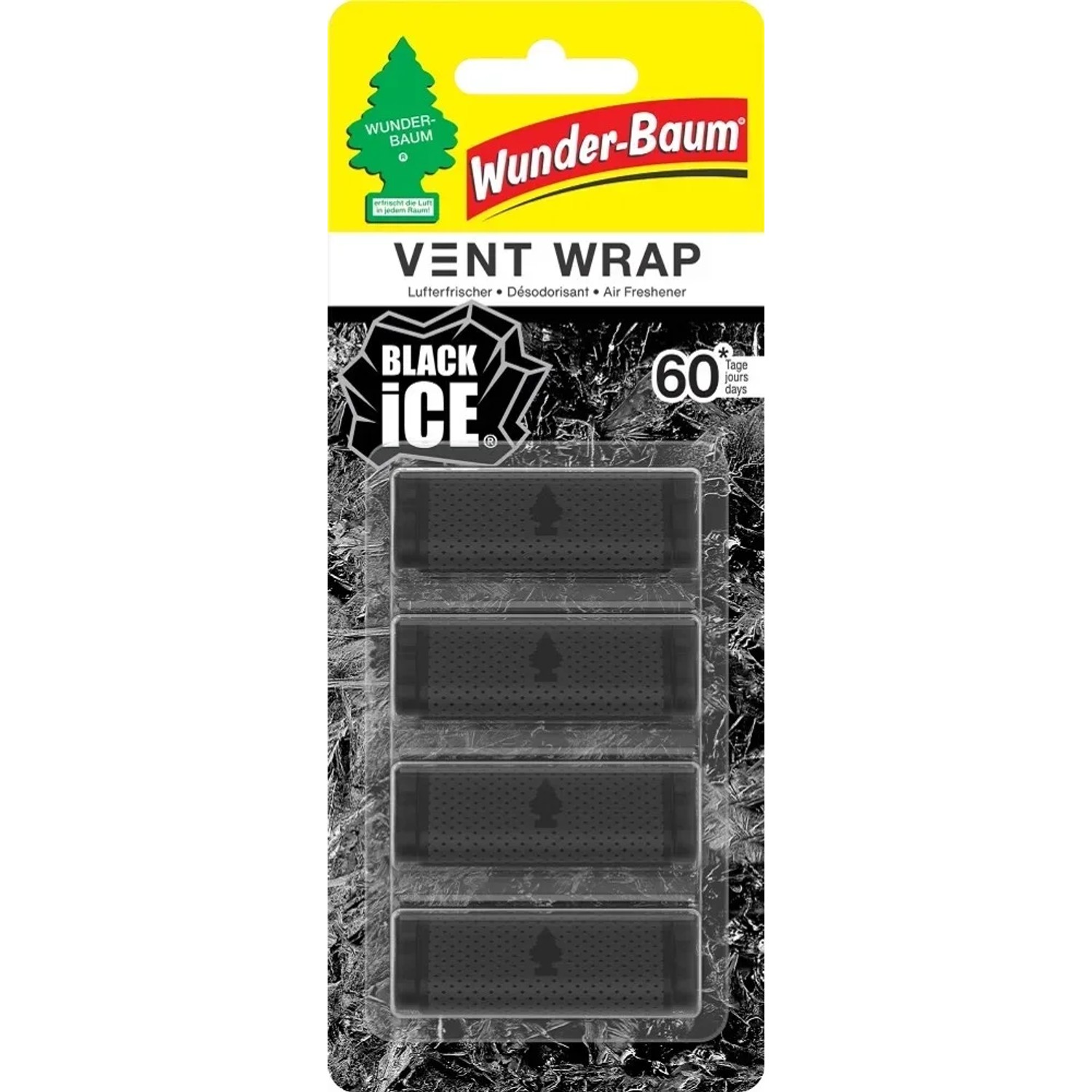 E-shop Wunder-Baum Osviežovač vzduchu do auta Vent Wrap Black Ice