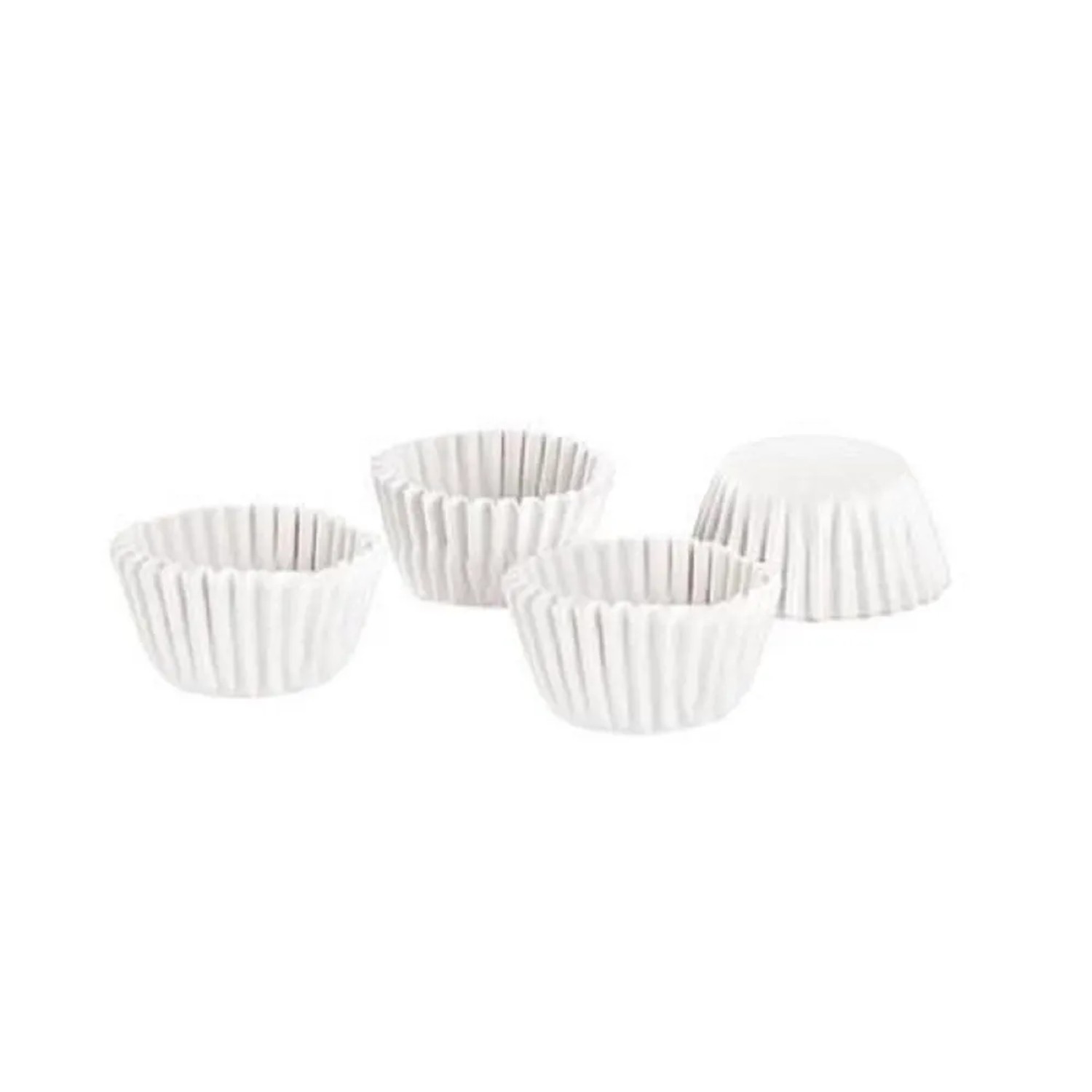 E-shop Toro Papierové košíčky na muffiny biele, pr. 3,5 cm, 100 ks