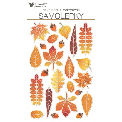 Anděl Přerov Samolepky plastické listy 14 x 25 cm