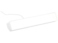 Brilo Stolné LED svietidlo Muro S, B-Smart, 9 W, biele, 4,5 x 25,5 x 5 cm