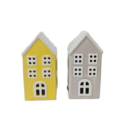 Boltze Stojacia dekorácia domček rôzne druhy 13 x 5,8 x 6,5 cm, 1 ks